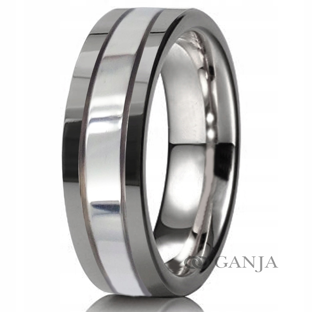Ring titanium, snubní prsten pro muže