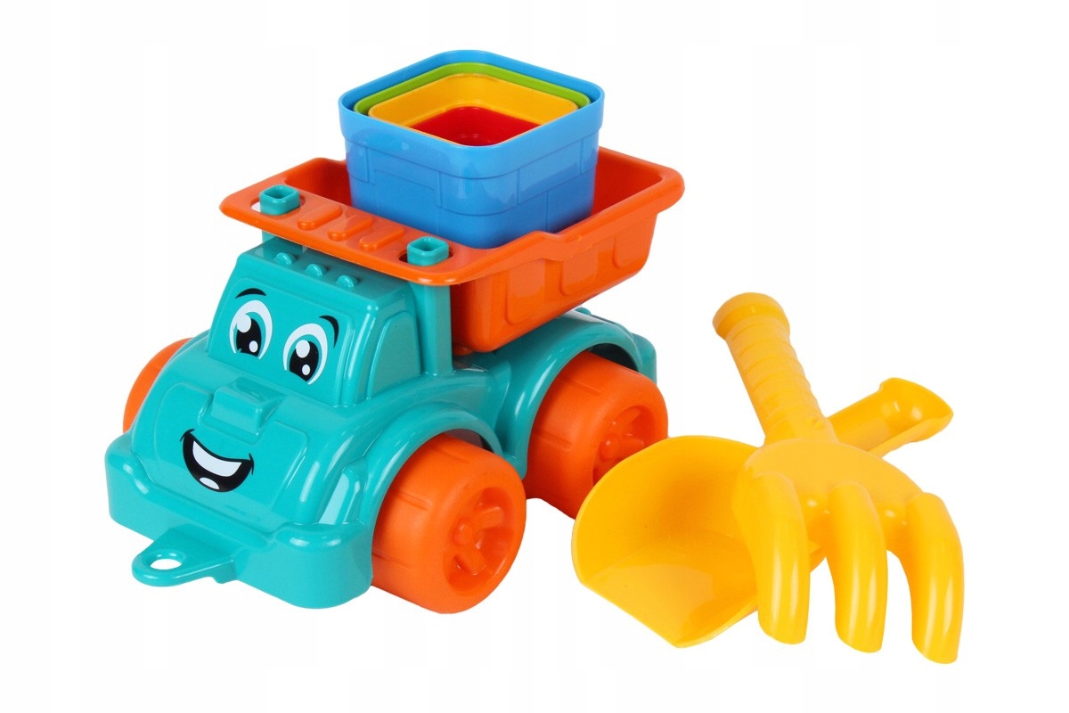 НАБОР ДЛЯ ПЕСКА АВТО+СТАКАНЧИКИ +ЛОПАТКА +ГРАБЕЛЬКИ