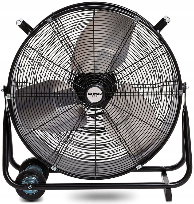 Priemyselný cirkulátor Turbo Power čierny 330 W Prenosný veterný mlyn, silný