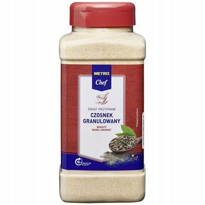 Levně Metro Chef Česnek Granulovaný 670 g Koření Gastro