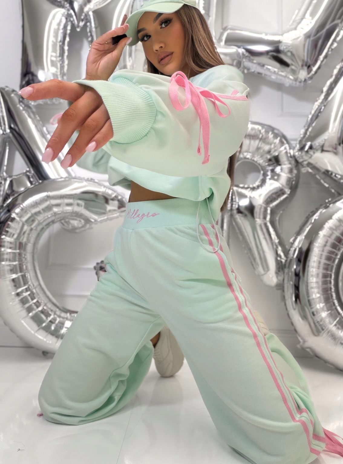 Tepláková souprava Millagro Usuers Mátová Uni