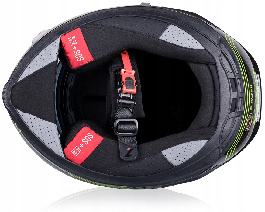 KASK INTEGRALNY LAZER RAFALE DARKSIDE BLK/YELL XS Rozmiar XS