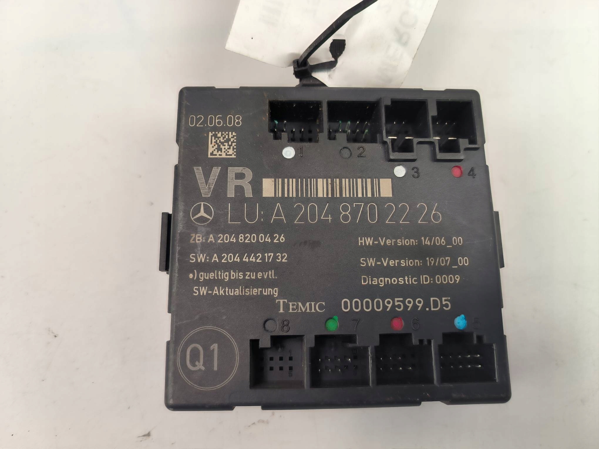 module door A2048702226 MERCEDES C-KLASA W204