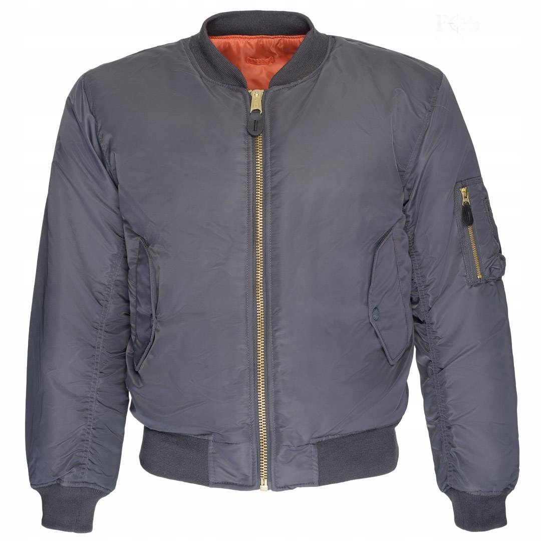 Bomber pánská zimní pilotka Fostex MA1 Flyers Flek šedá Xs