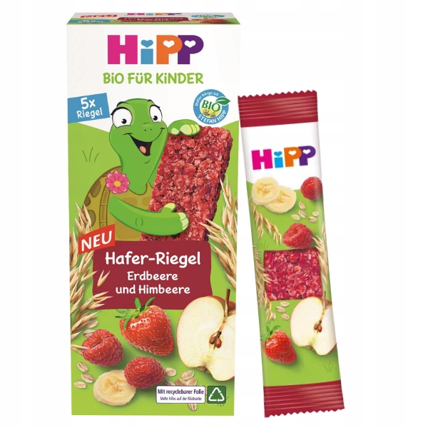 HiPP Batonik owsiany BIO,5szt + woda smakowa 200ml Marka Hipp