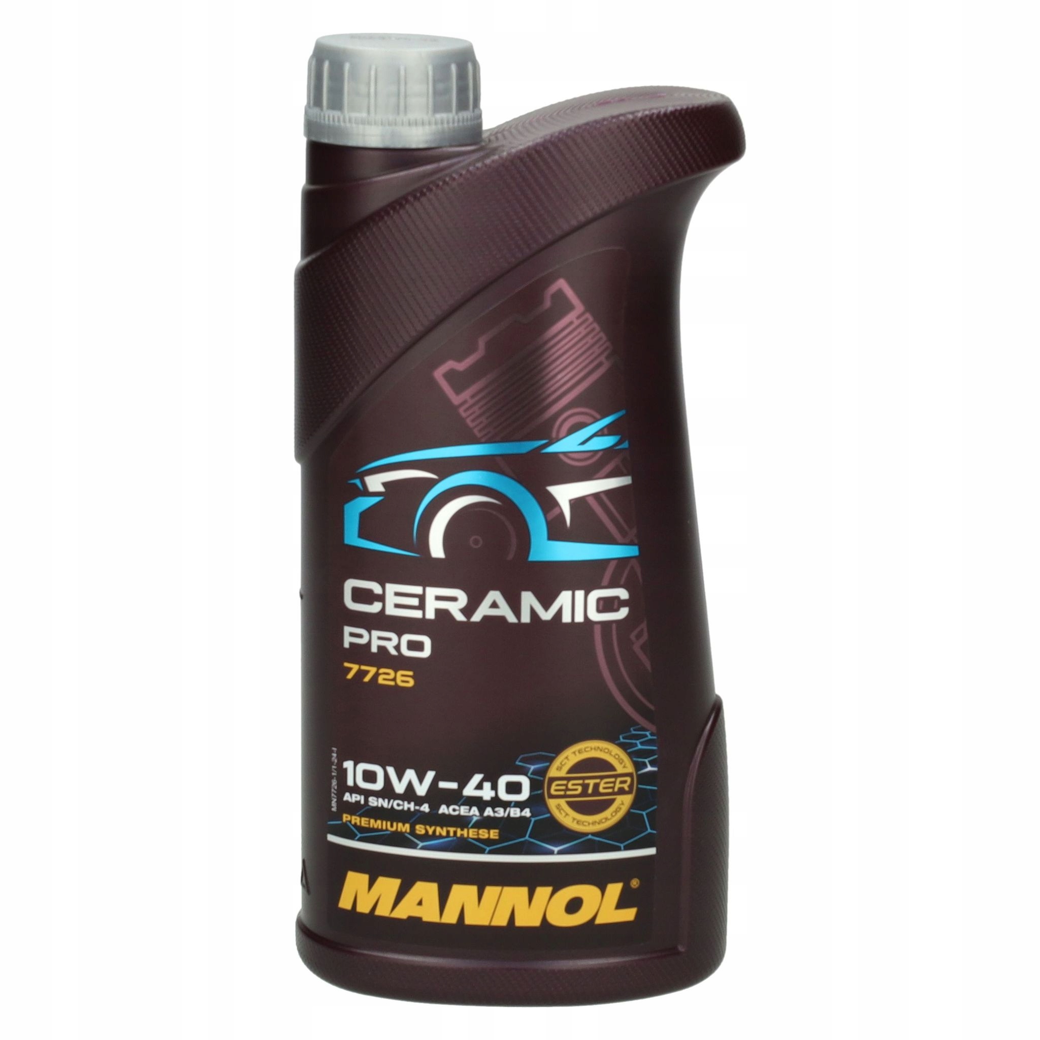 Syntetyczny Olej Silnikowy 7726 Mannol Ceramic Pro 10w40 1L