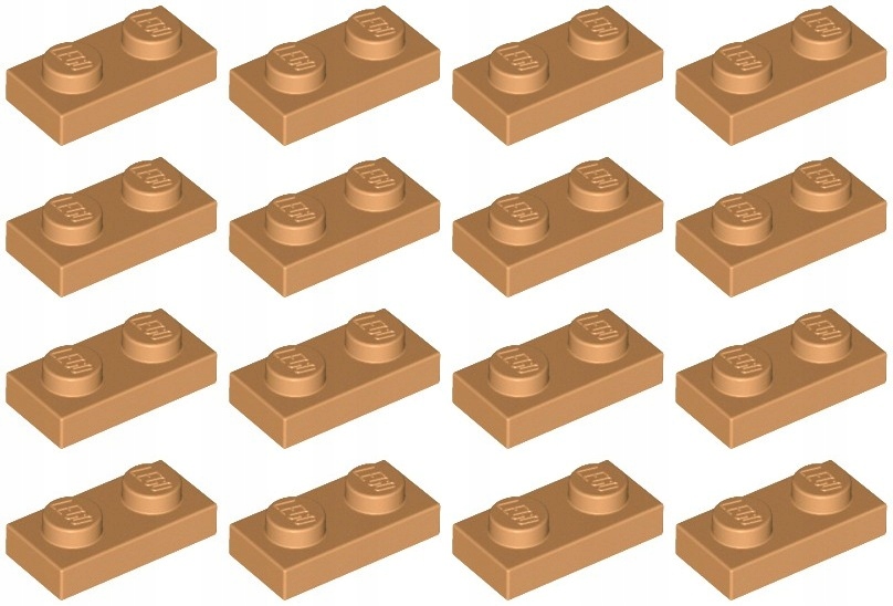 

Lego 3023 Płytka 1x2 nugat śr. Nowa (6g) 16 szt.