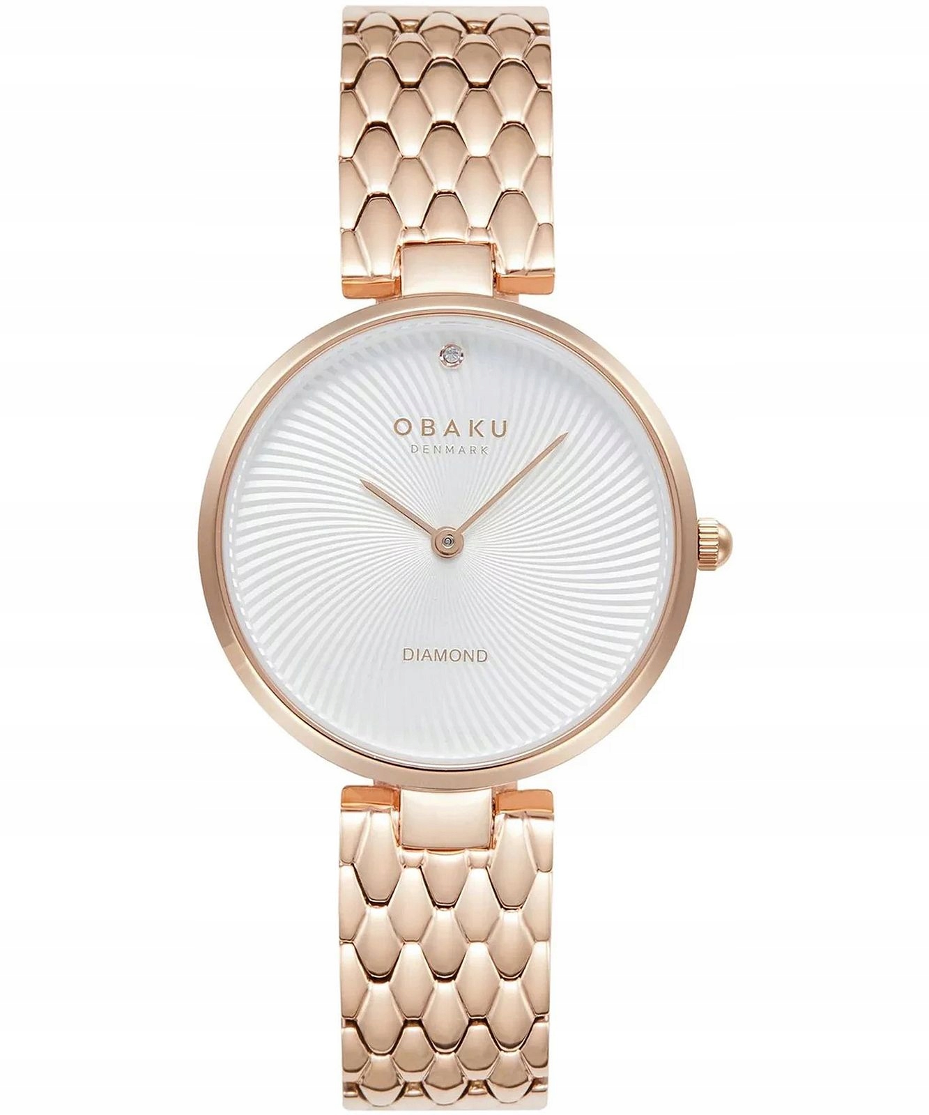 Dámské hodinky Obaku Diamant Fuchsia