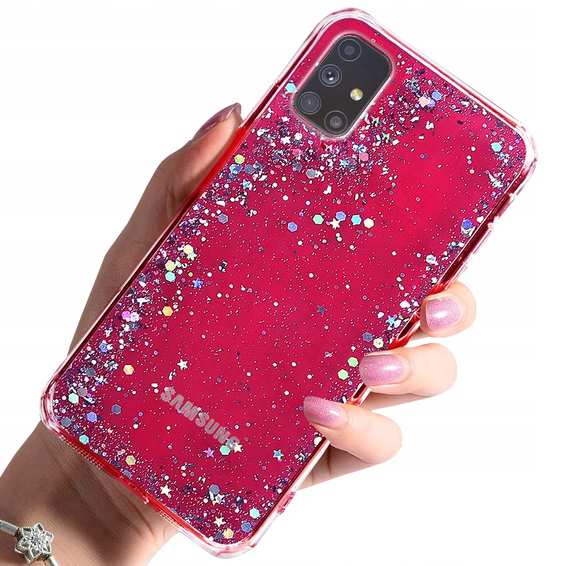 

Etui do Samsung Galaxy M51 Case Brokat Szkło 9H