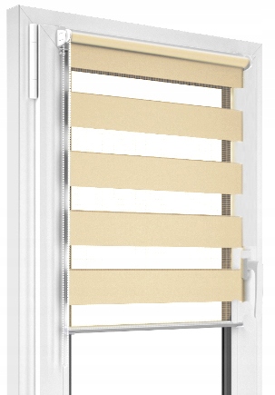 

Beżowa Roleta Dzień i Noc Zebra Beż 150x220 cm