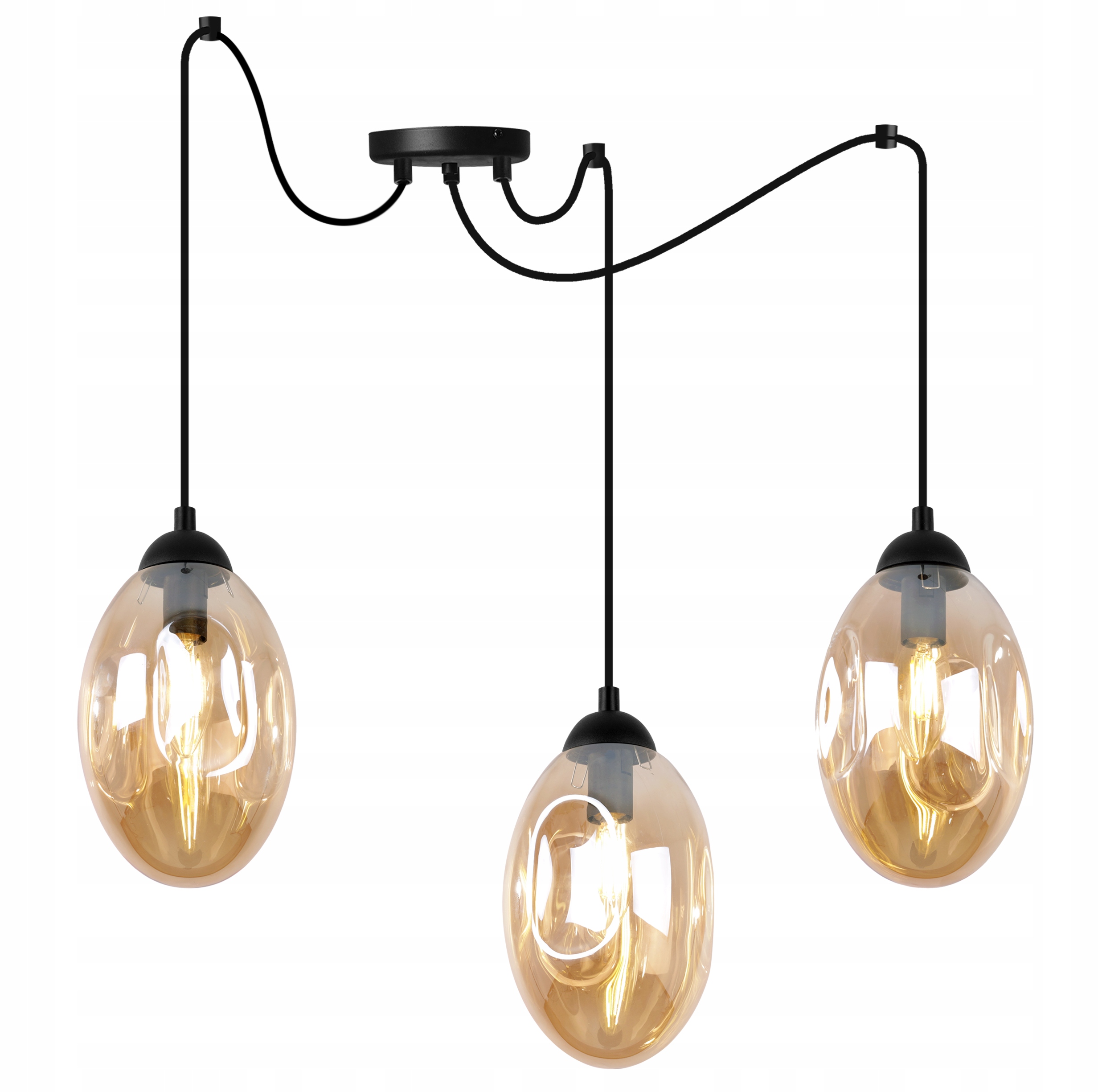 Závesná Stropná Lampa Luster Do Obývačky Loft Elegantný Pavúk E14