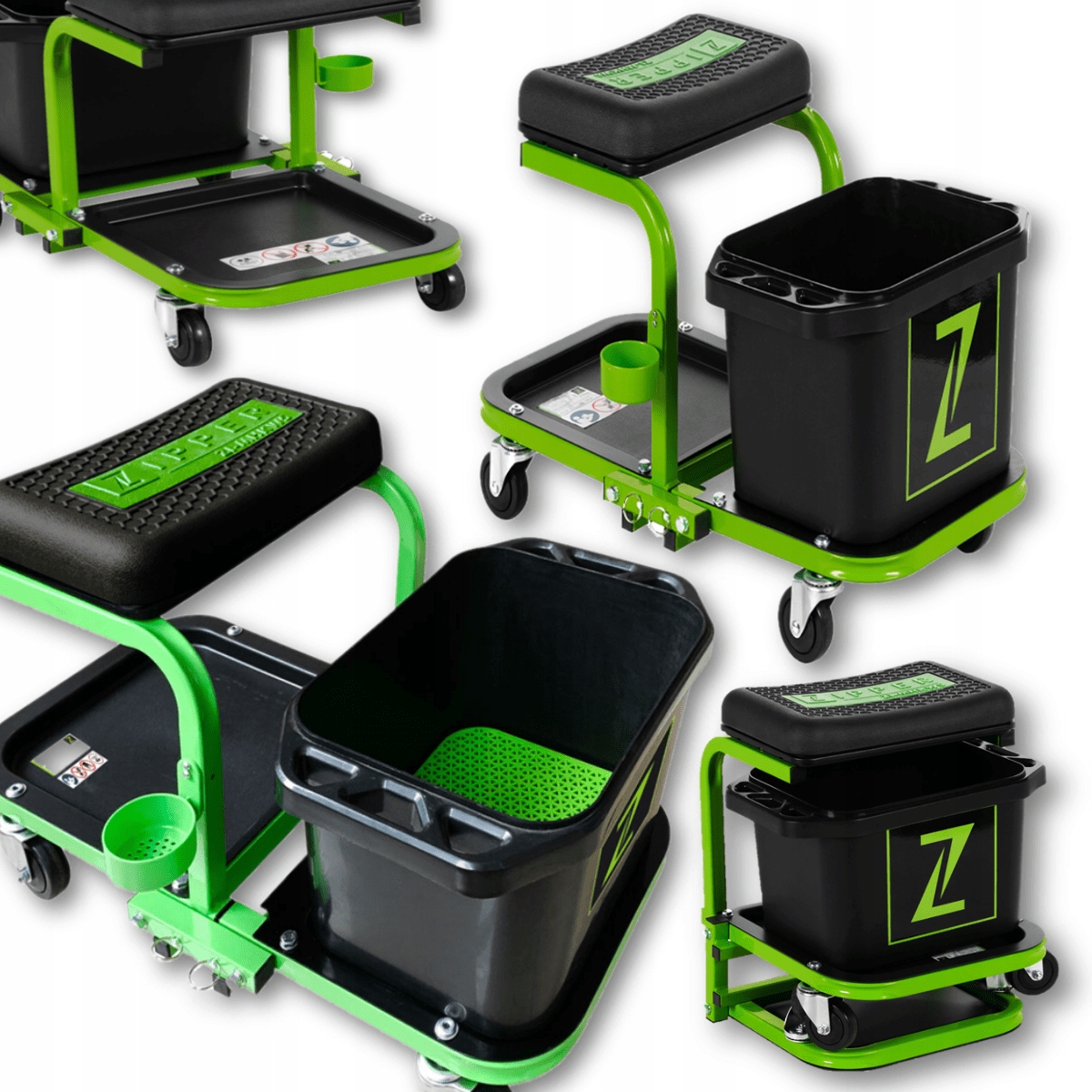 

Stołek Montażowy Mobilny Z Pojemnikiem Na Wodę