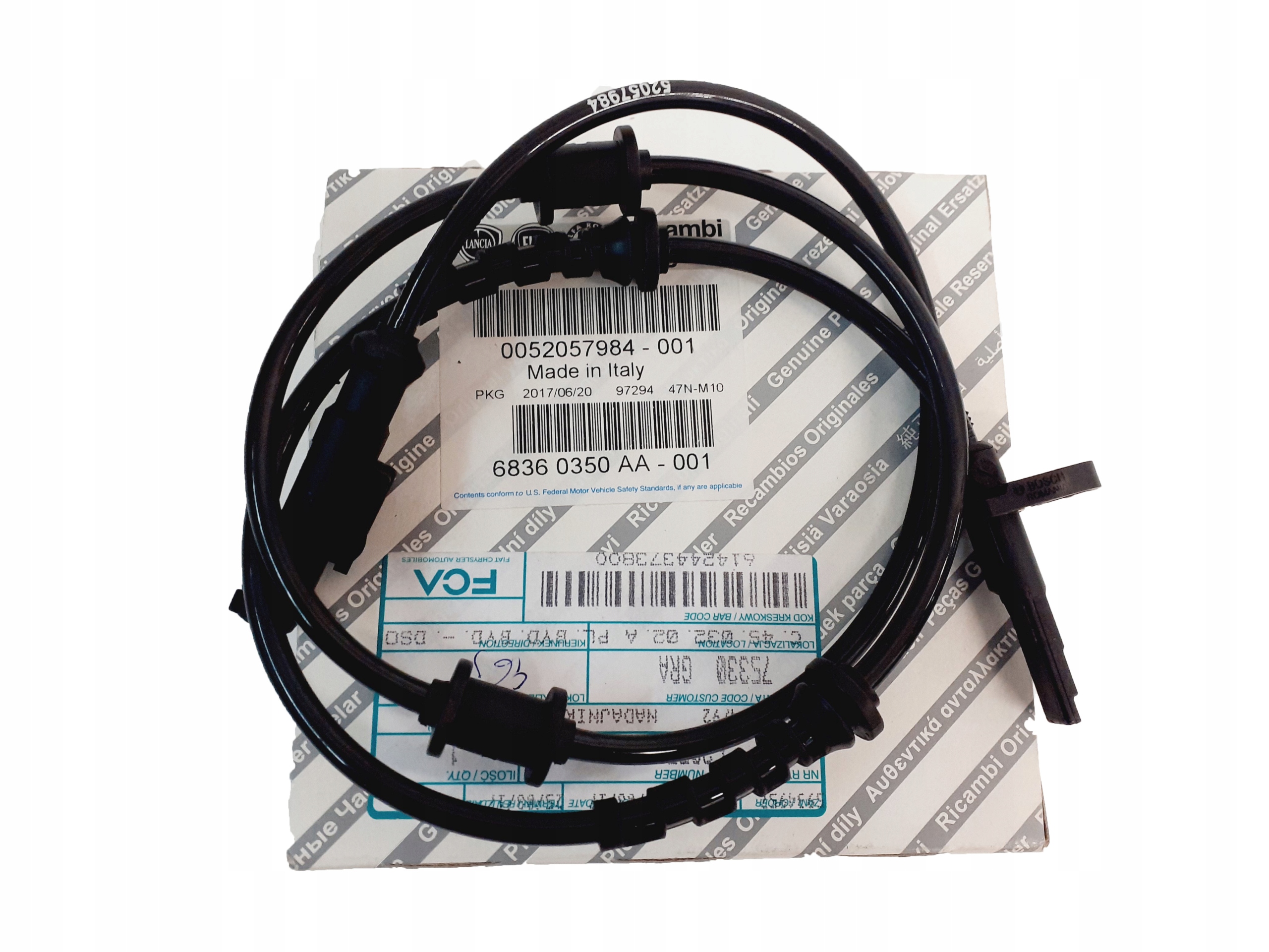 ДАТЧИК ABS ЗАДНИЙ FIAT OE 52057984