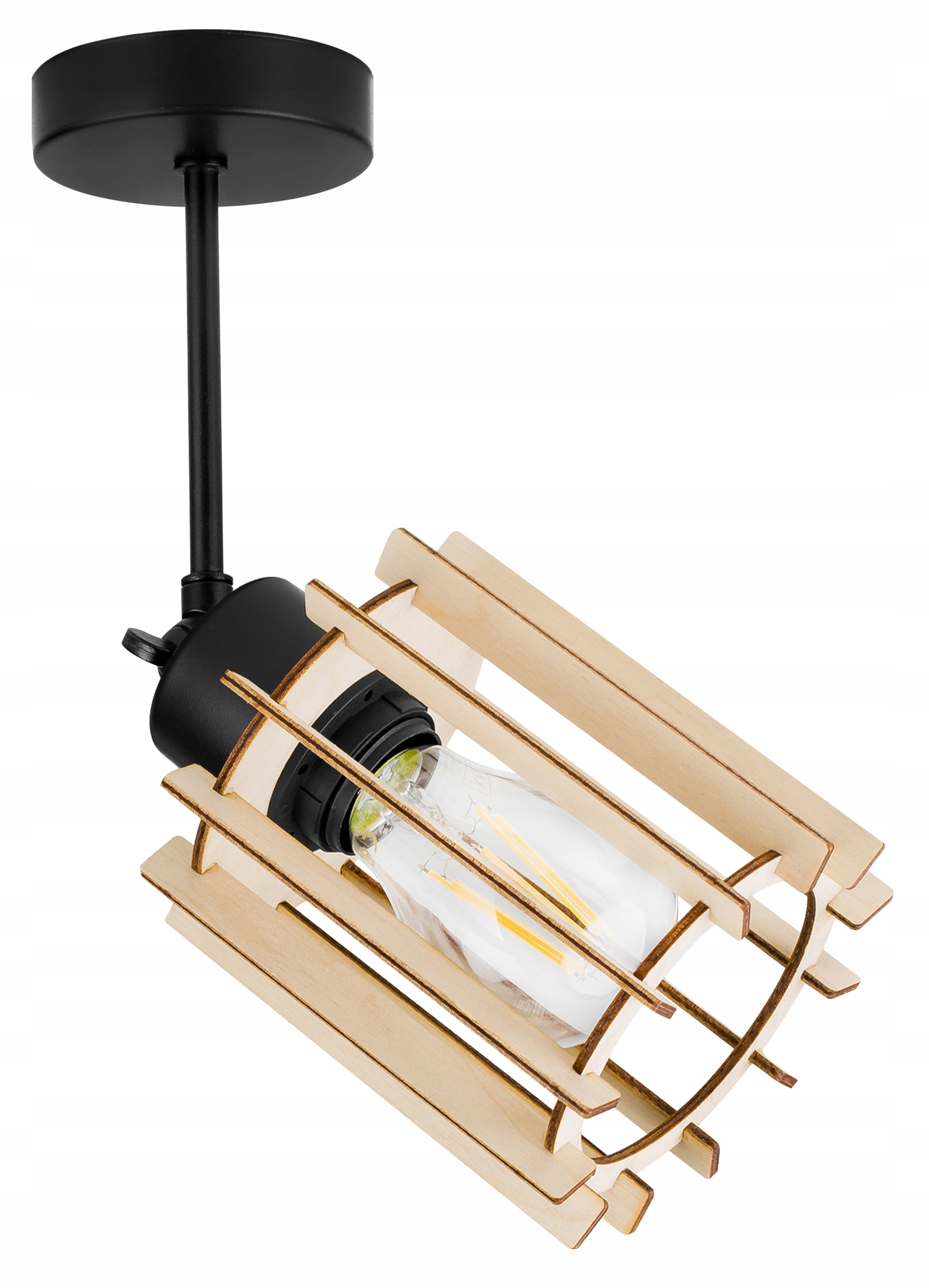 Závěsné Stropní Svítidlo Dřevěný Lustr Moderní Boho Led Jednoduché