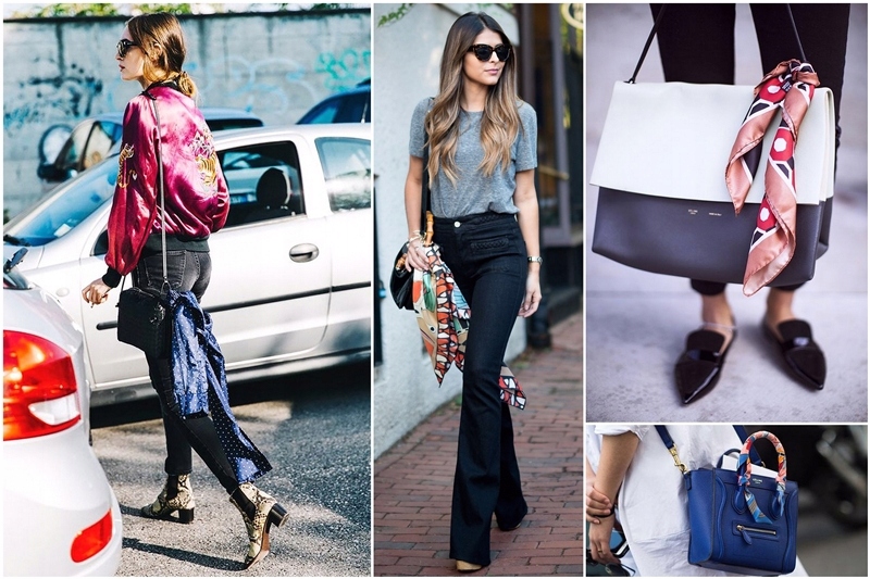 APASZKA GAWROSZKA BANDANA MAŁA CHUSTA 70x70 CM fuksjowa fuksja róż Materiał dominujący jedwab syntetyczny