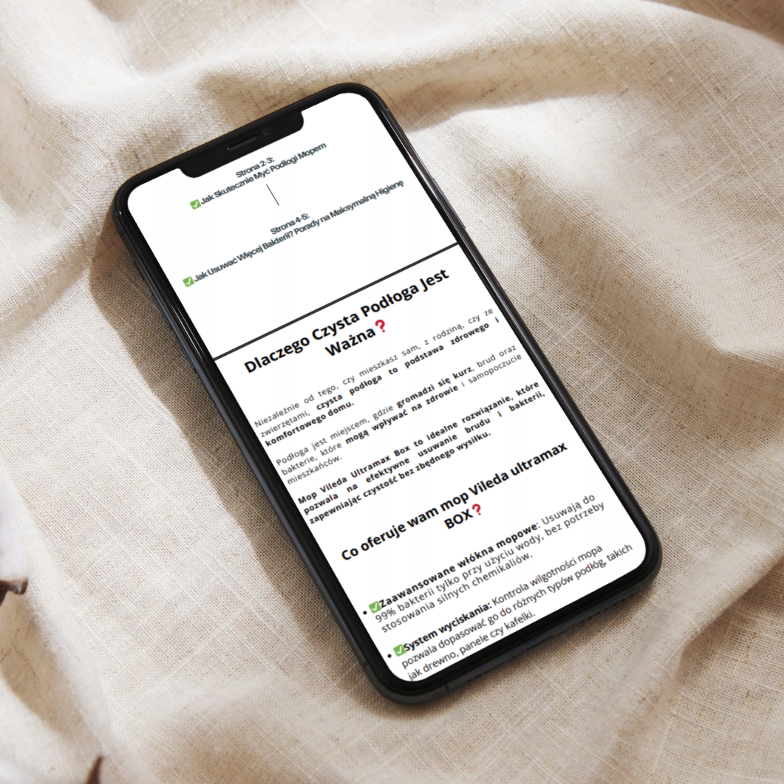 Vileda Mop ULTRAMAX płaski ZESTAW + GRATISY Typ płaski