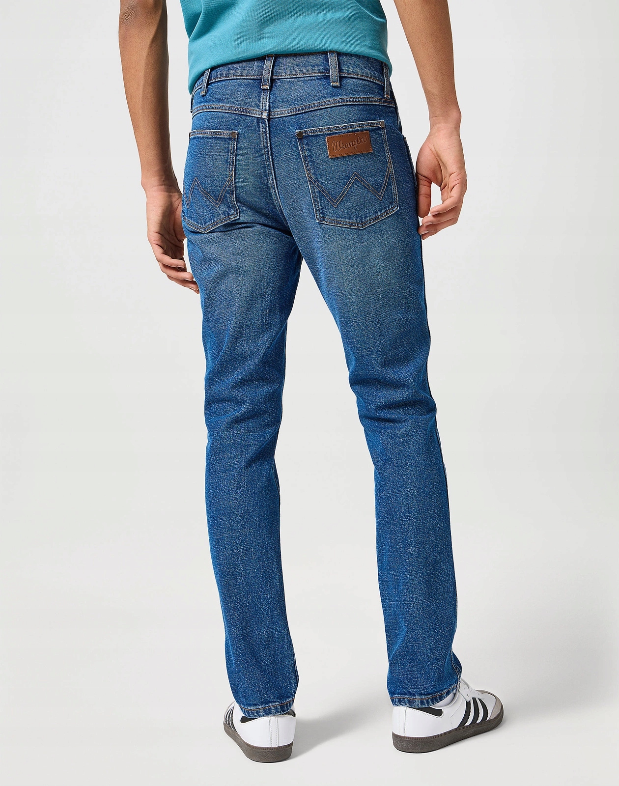 Pánské zúžené džíny Wrangler Larston Raindrop 112355024 34/32