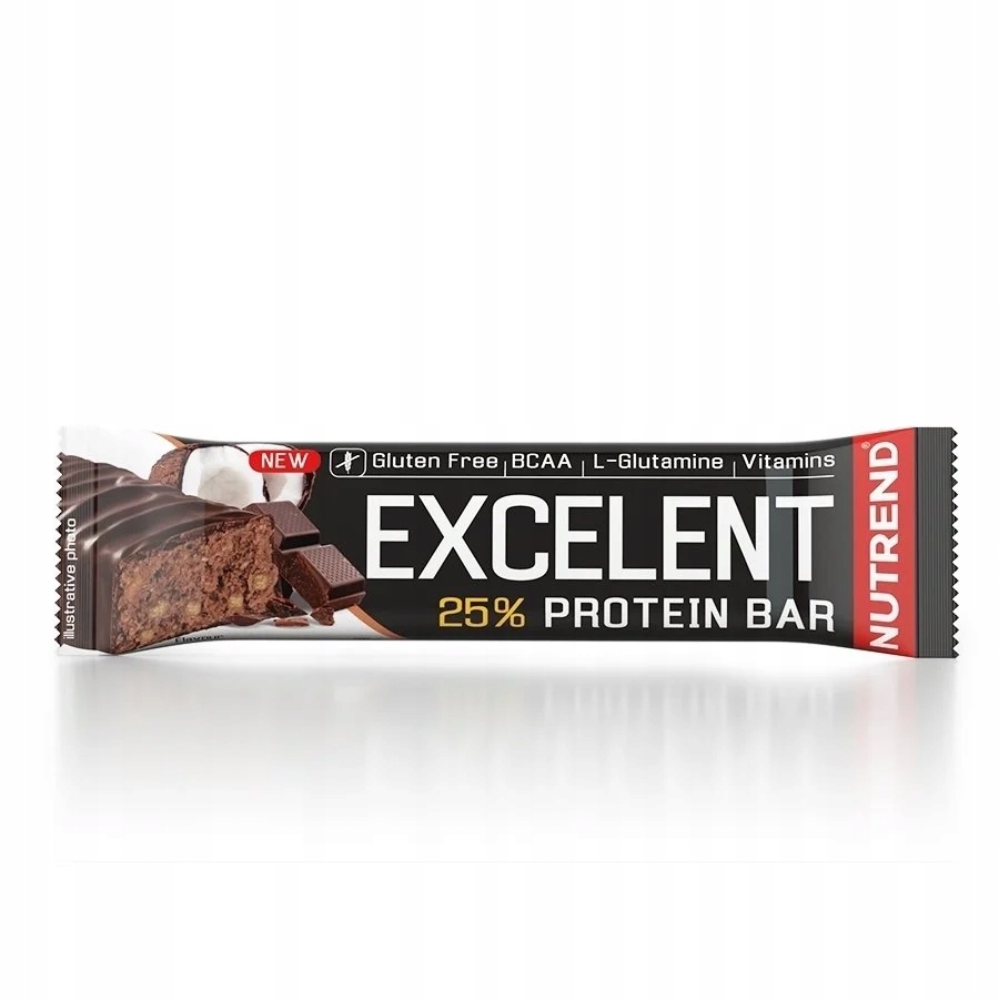 BATON BIAŁKOWY PROTEINOWY EXCELENT FIT BIAŁKO - Nutrend 85g kokos czekolada