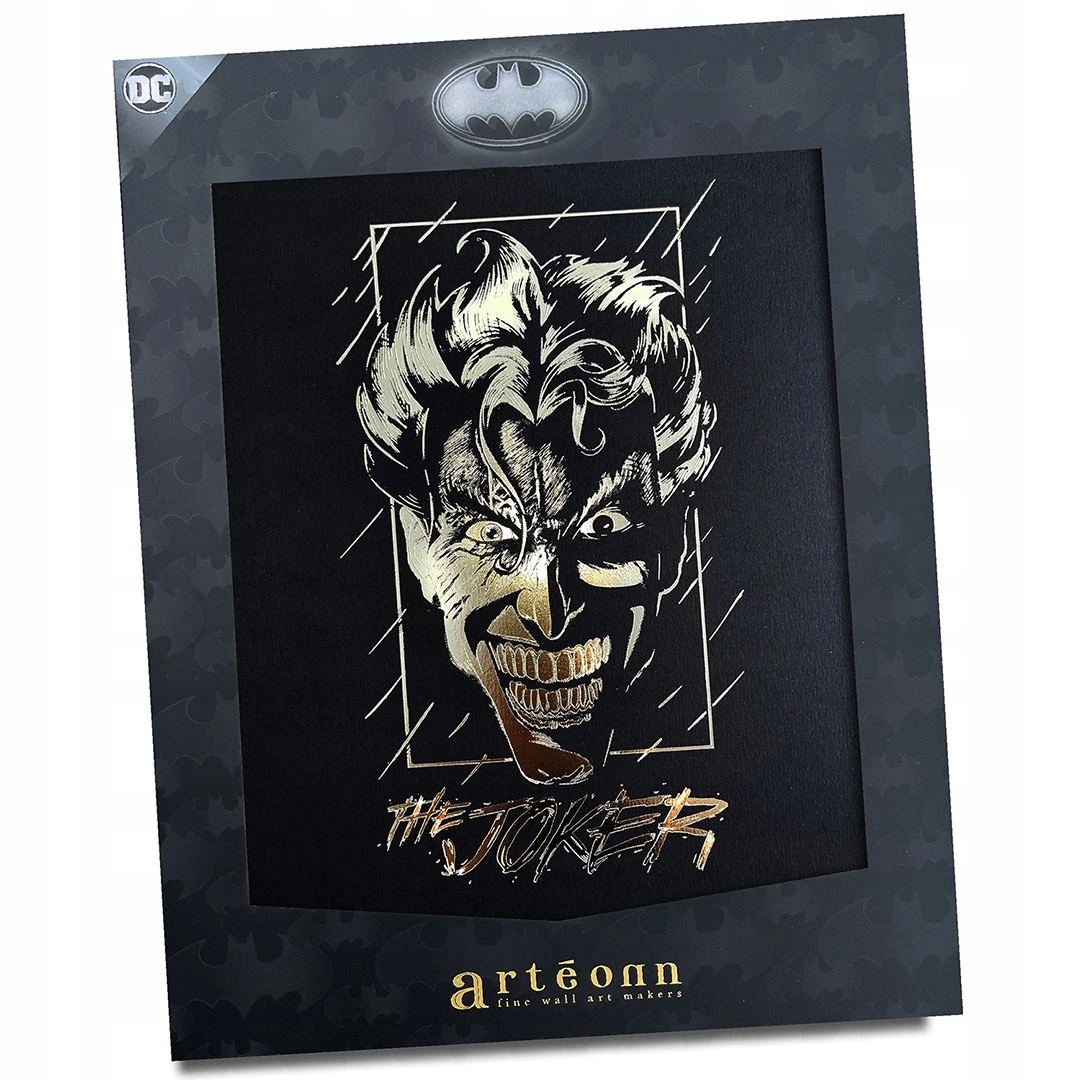 Sběratelský plakát Joker zlatý, Batman