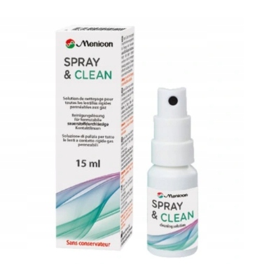 Menicon Spray&Clean do soczewek twardych 15 ml