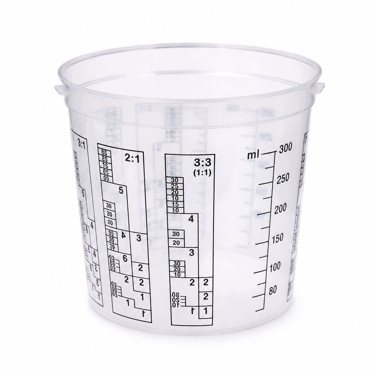 kubek lakierniczy do mieszania farb lakierów z podziałką 385 ml