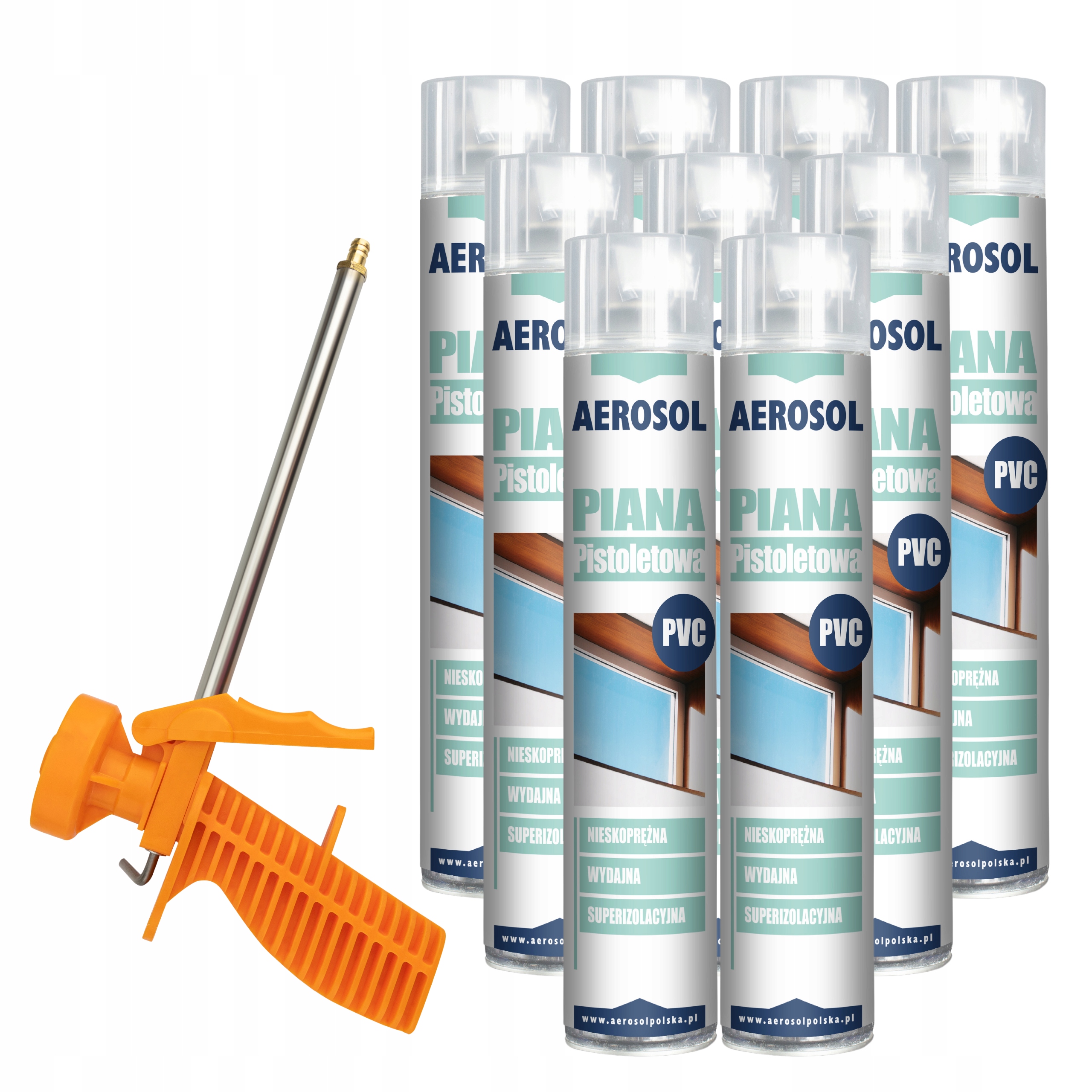 Nízkotlaká Pistolová Pěna 750 ML Montážní Pěnová Pistole Pu