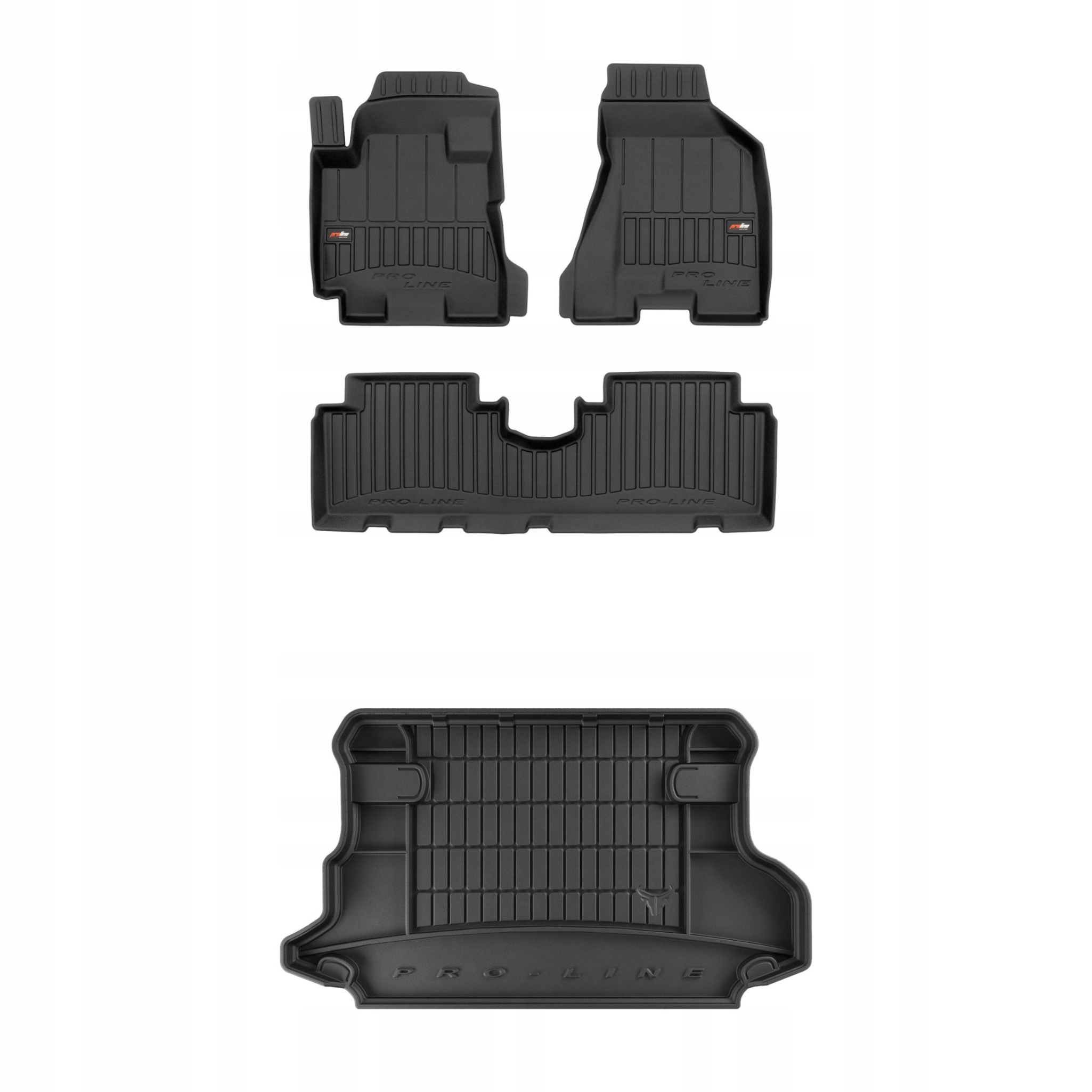 Sada gumových koberců a rohožek pro Hyundai Tucson I 2004-2009
