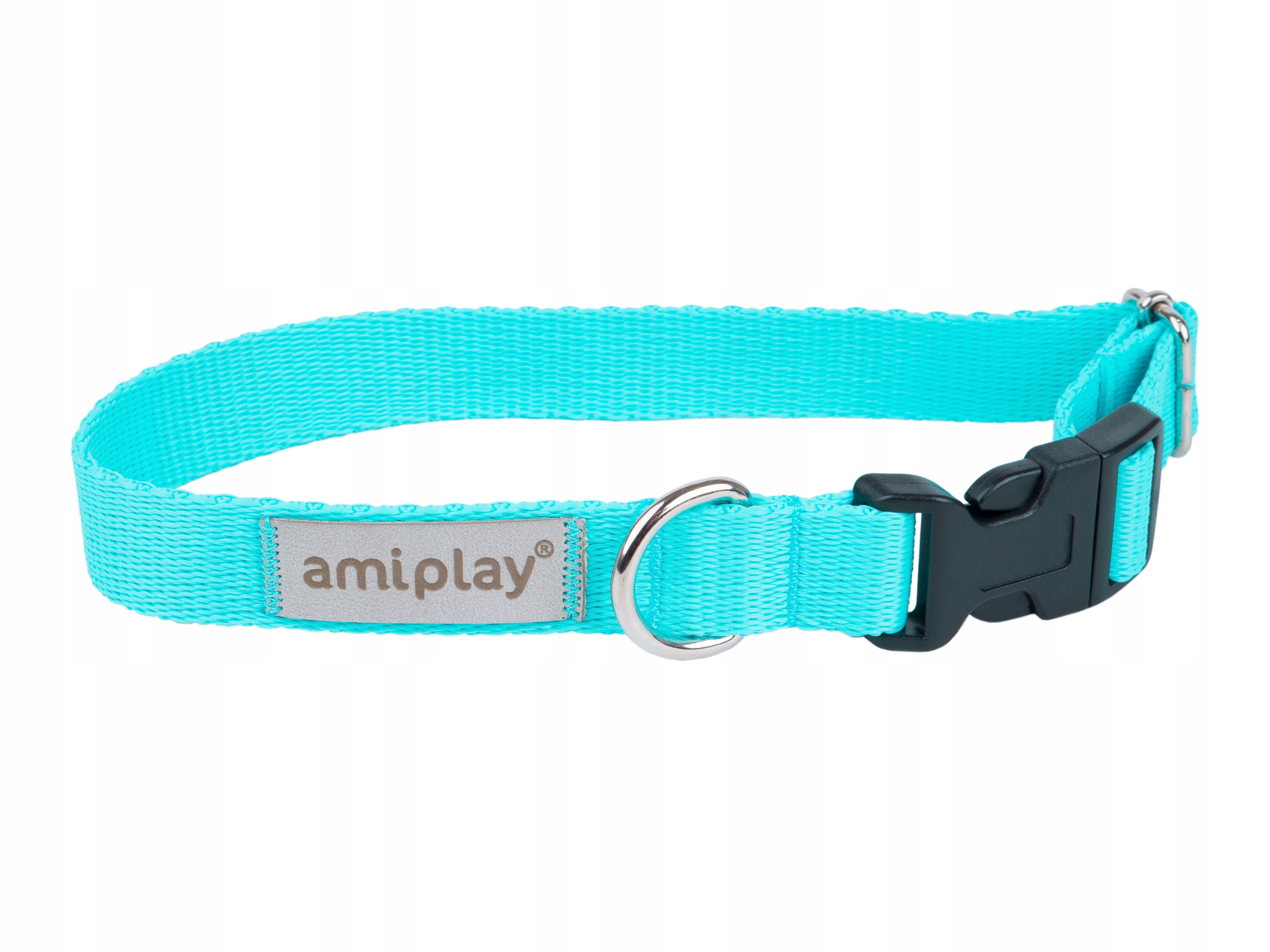 

amiplay Obroża regulowana Samba M Turkusowa