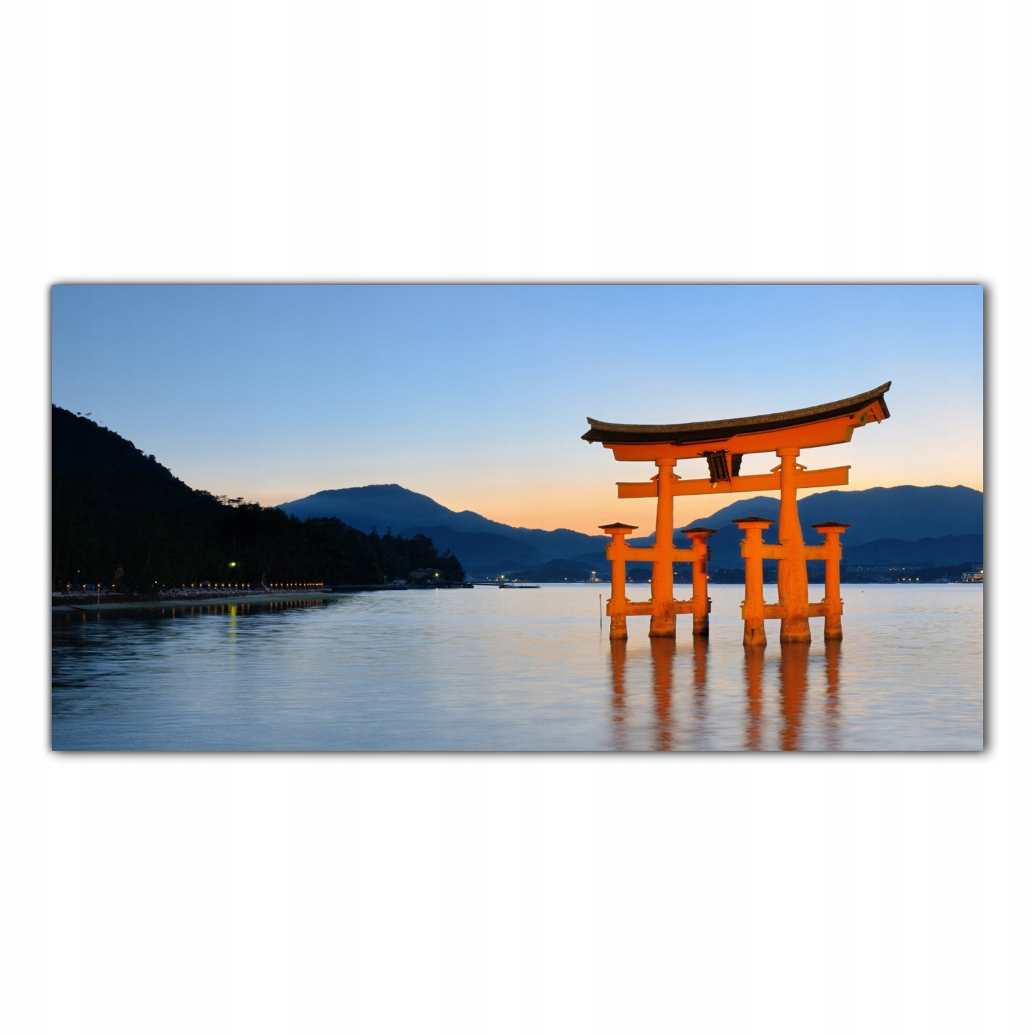 Japonsko Brána Miyajima 120x60 cm Lacobel do kuchyně