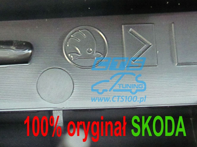Panel UCHWYT NAKLADKA drzwi SKODA Superb II 08-15 Funkcje szyby