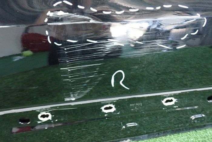 MERCEDES W247 247 GLA dvere pravé zadné zadok