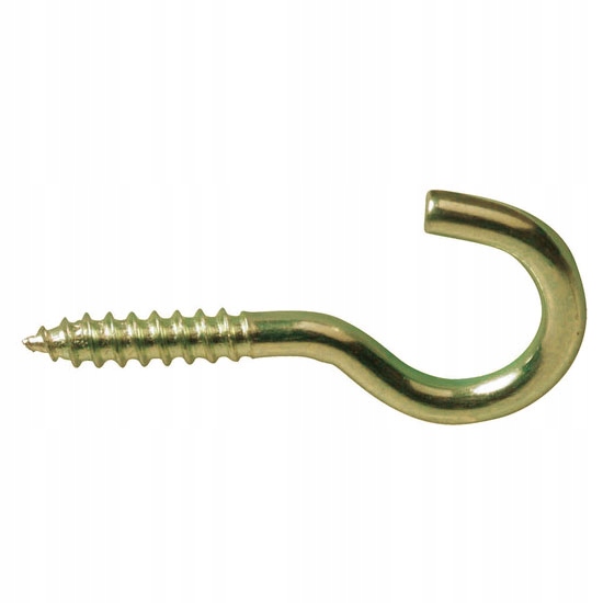 

Hak Haczyk Półpełny Wkręcany Złoty 2x23mm 21 sztuk