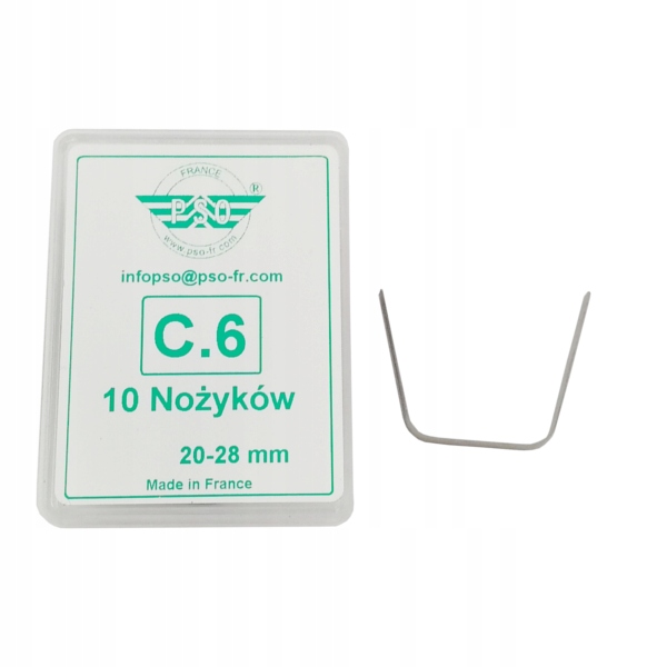 

Nożyki do nacinarki bieżnika Pso C-6 20-28 mm 1 op