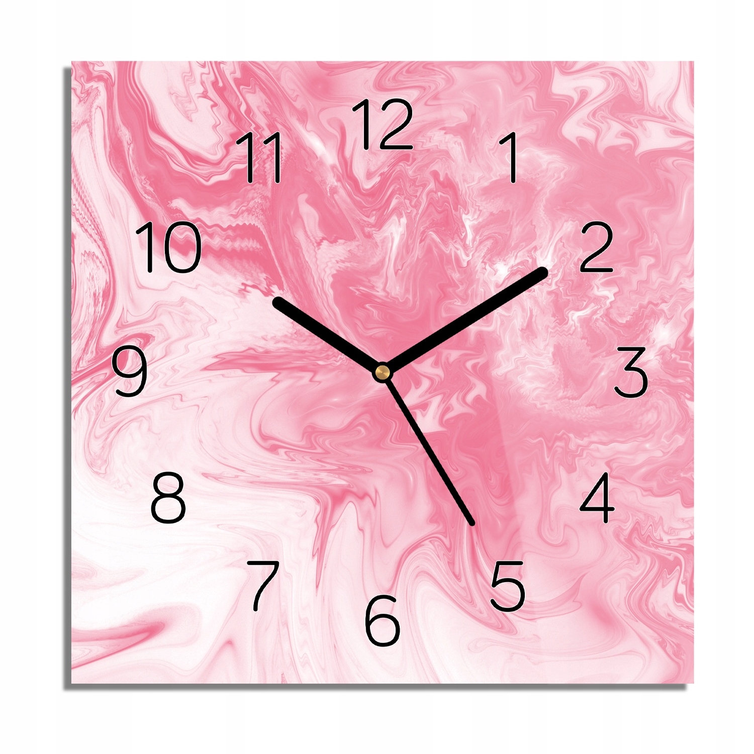 

Marmur abstrakcja foto-zegar do pokoju 30x30 cichy