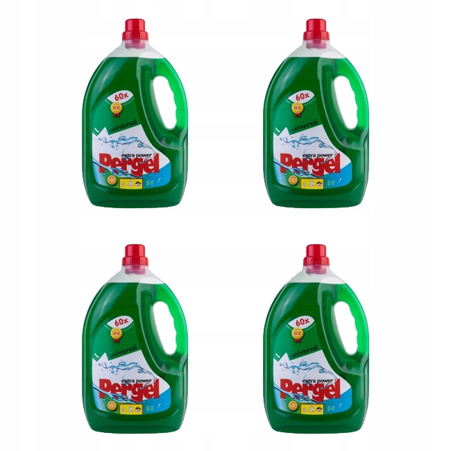 

Uniwersalne płyny do prania Pergel 4x3L Zestaw
