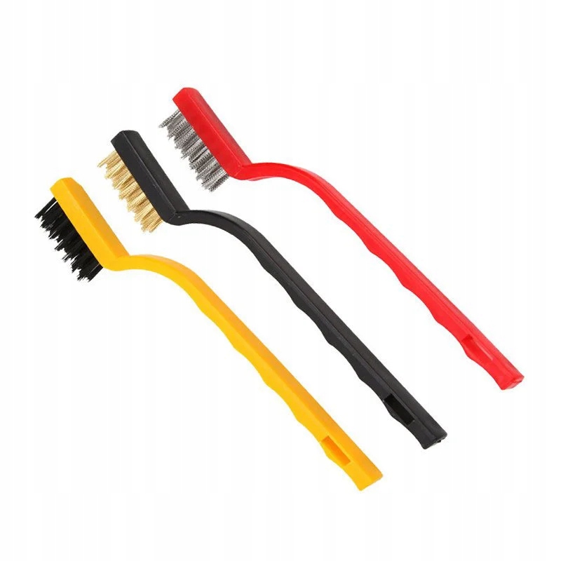 Zestaw małych szczotek drucianych szczotka druciana szczotki druciane 3szt Marka inna