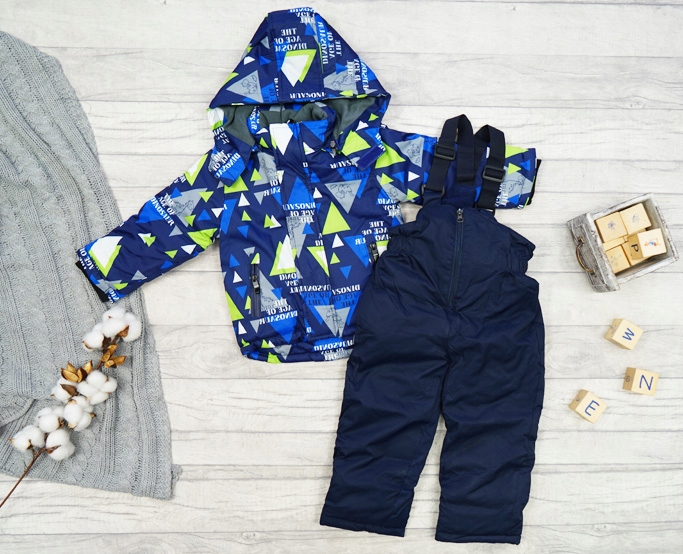 ZIMOWY KOMBINEZON dwuczęściowy DINO zielony r.116 Rodzaj zimowy