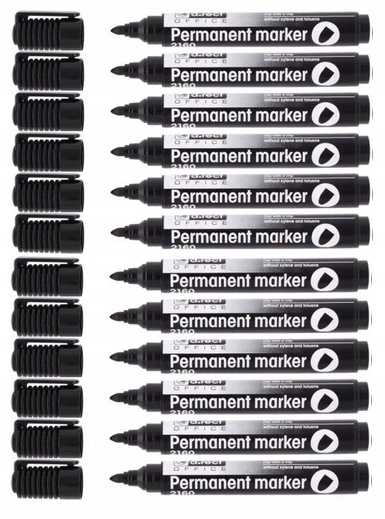 

Marker permanentny 2160 okrągły 1-3mm Czarny x 12