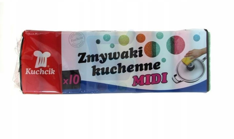 Levně Kuchyňský dřez houbička, utěrka, příslušenství k mytí nádobí Kuchcik, midi 50 Ks
