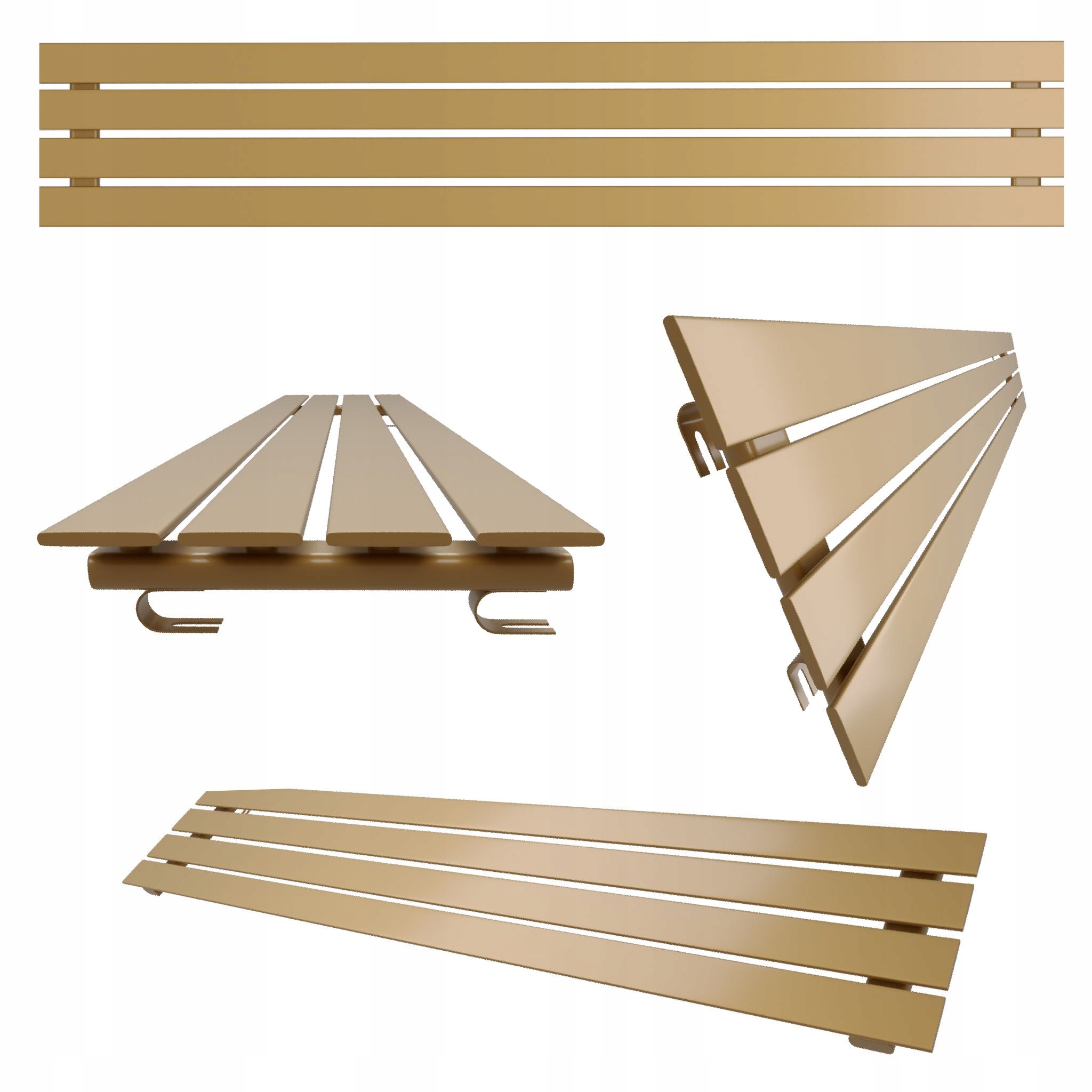 Horizontální pokojový radiátor Belloslim 30x160 antik