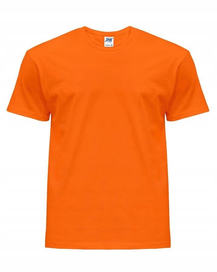 

Sportowy T Shirt Męski Bawełna pomarańcz XL
