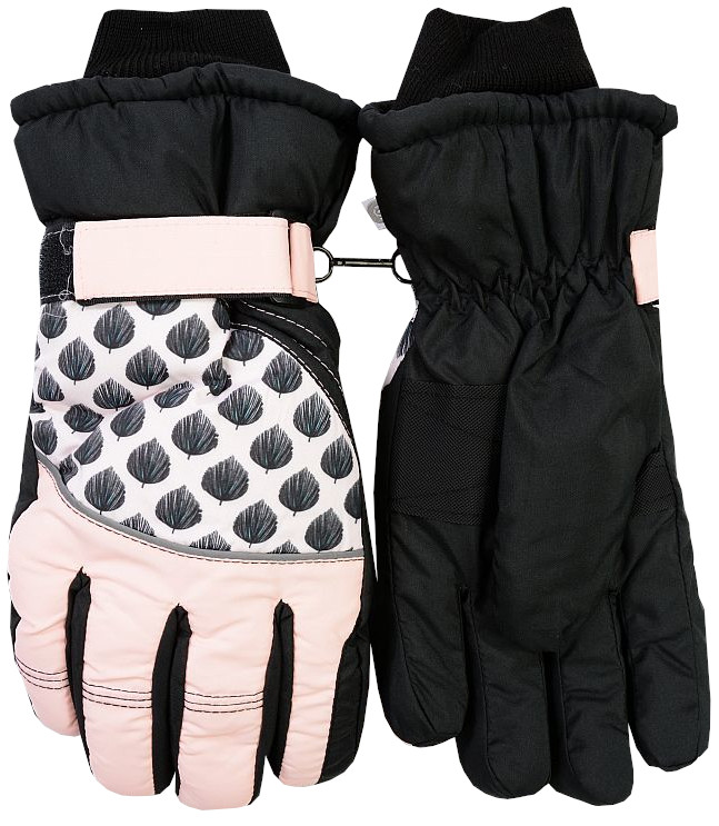 YO RĘKAWICE ZIMOWE ŚNIEG NARTY DAMSKIE 20cm C42K