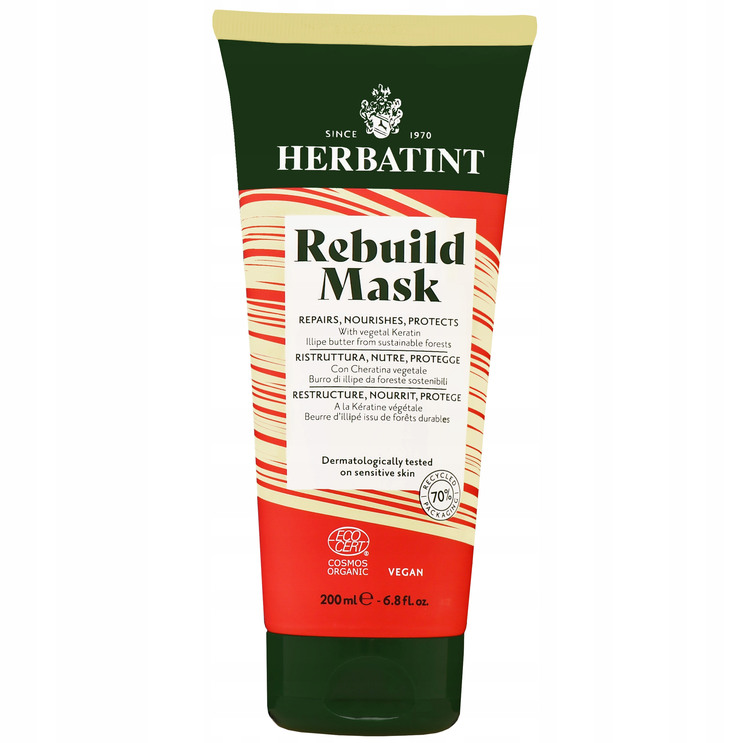 Herbatint Rebuild Mask 200 Ml – obnovující maska pro poškozené vlasy