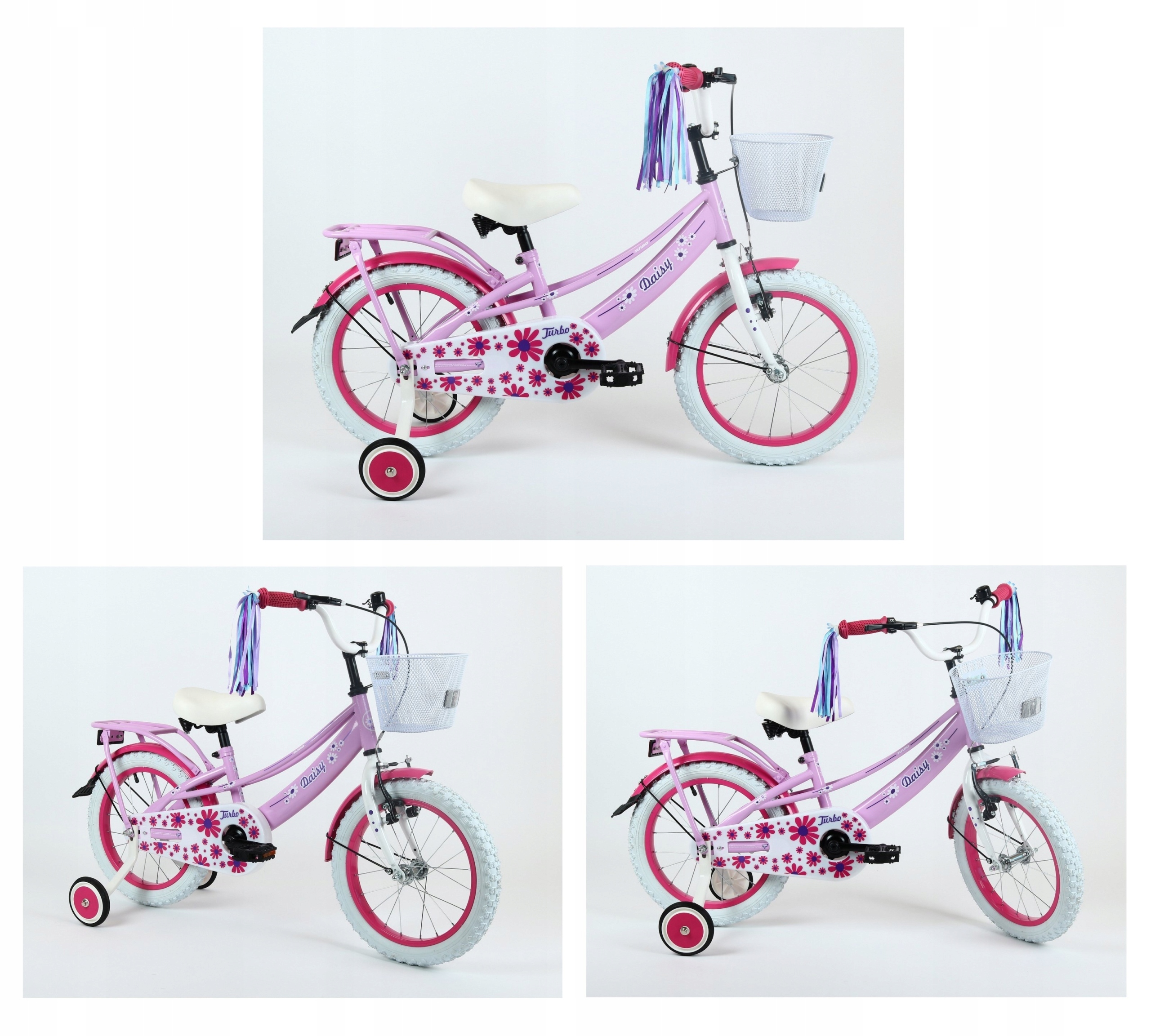 Rower 16 cali dla dziewczynki Turbo Daisy 16" Polski Producent różne