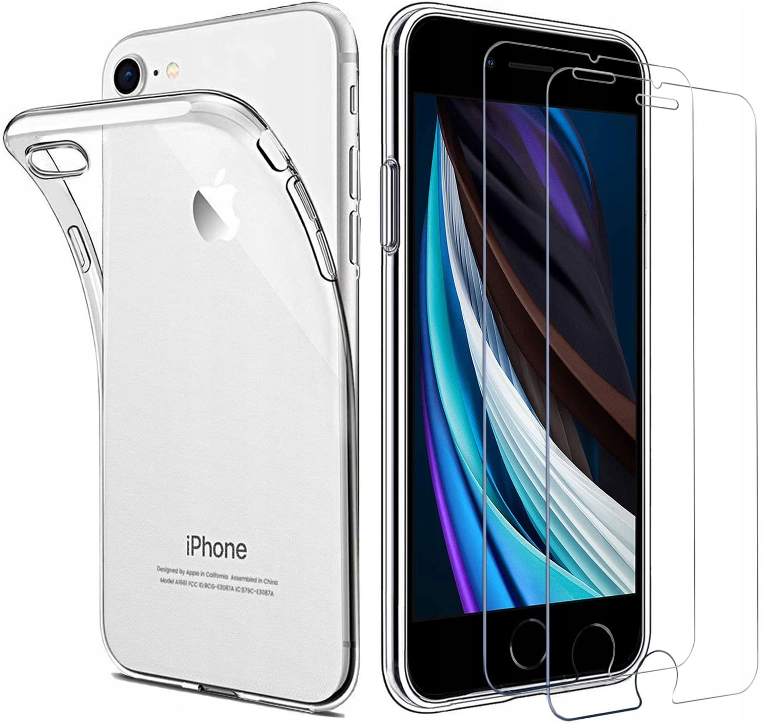 

Premium Slim Etui Do Iphone Se 2020 / 8 +2x szkło