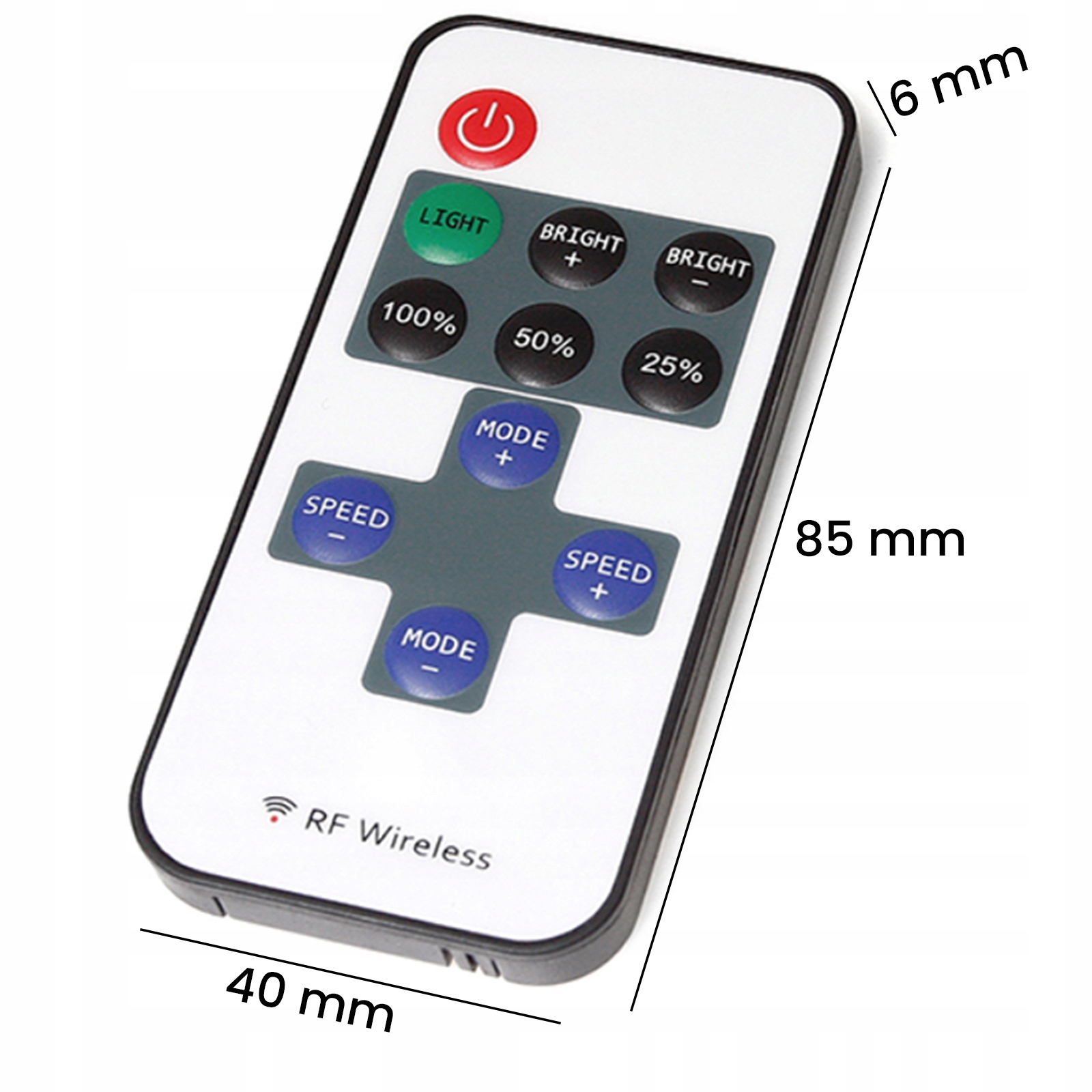 Ściemniacz Do Taśm LED Sterownik Radiowy Kontroler Z Pilotem MINI RF DC 6A Marka NNLED