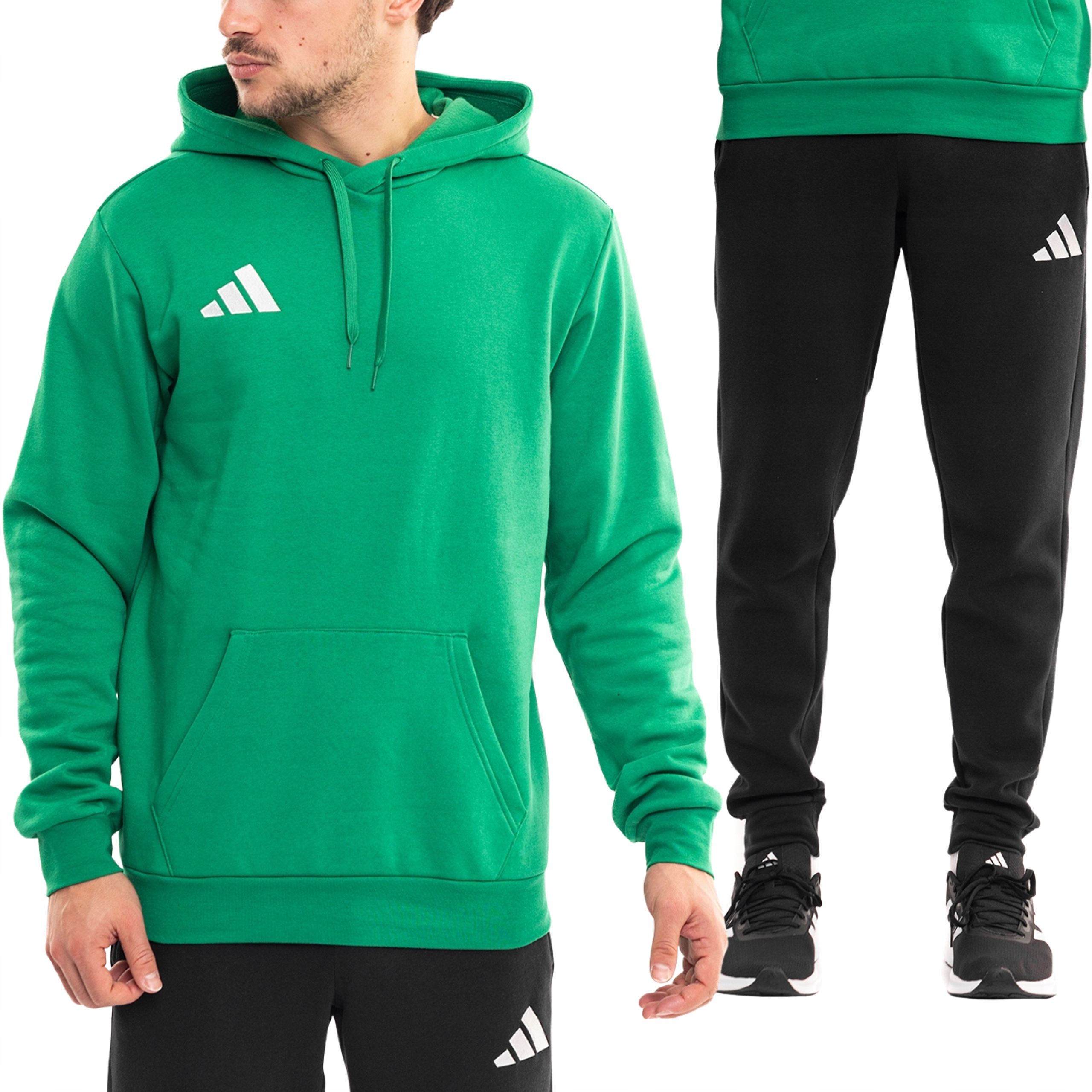 Dres Komplet Męski adidas Entrada 26 Sportowy Zestaw Bluza Spodnie roz. XXL