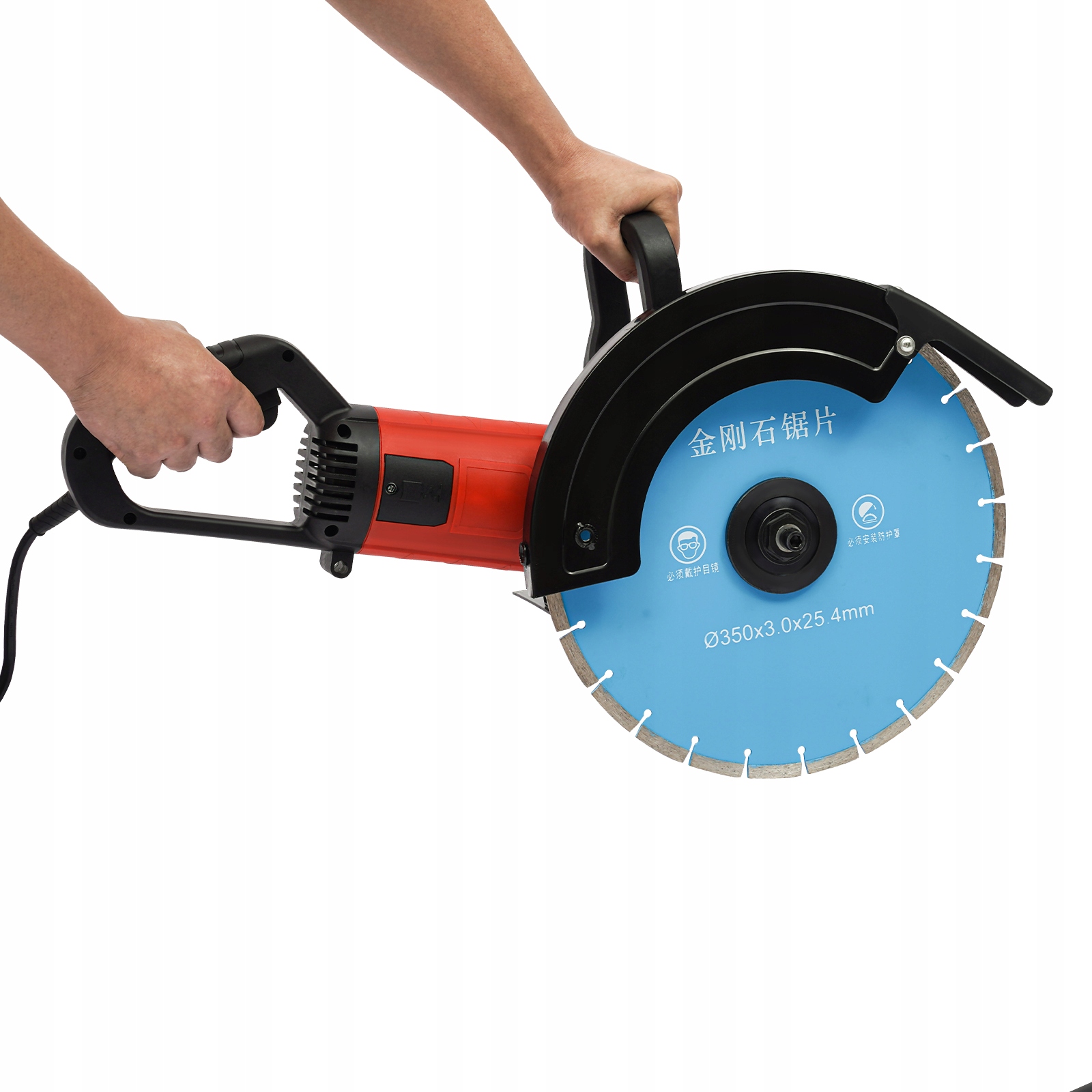 Elektrická Brázdička Betonu 3500 W, Kotouče 350 MM