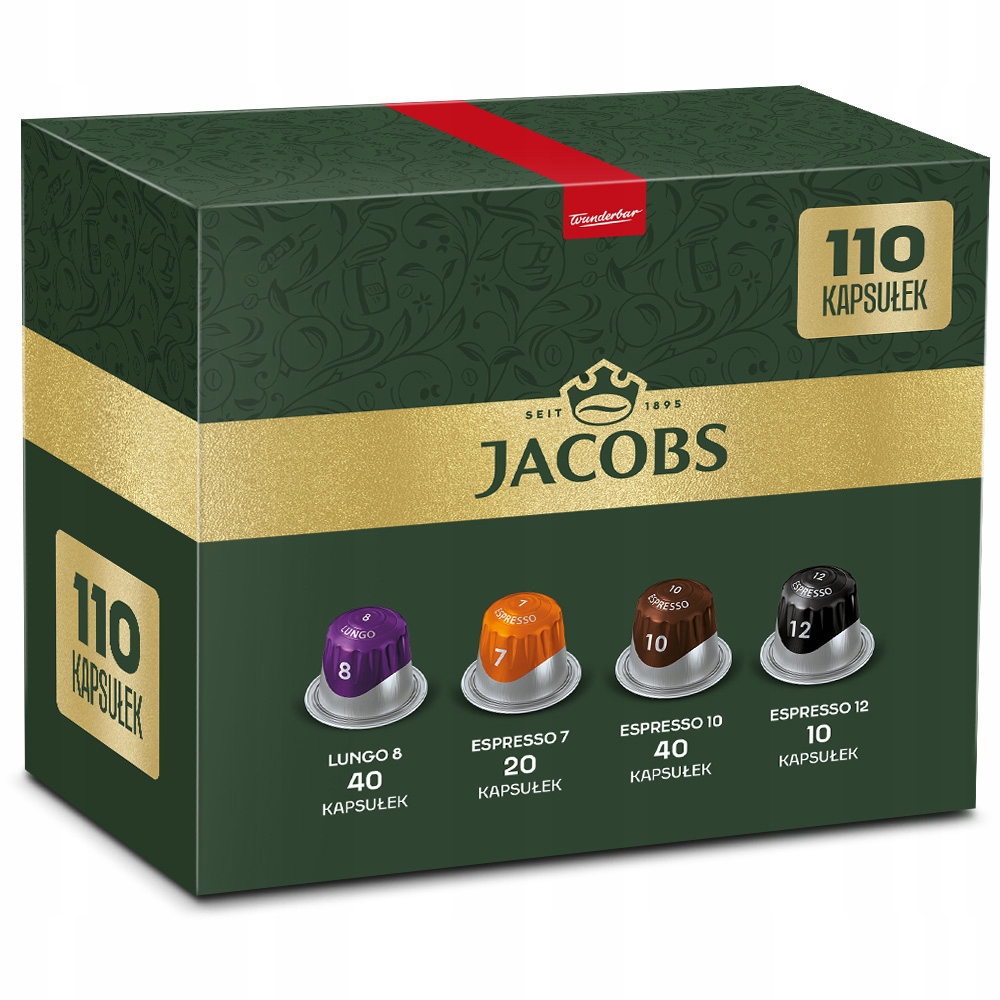 Kapsułki Jacobs do Nespresso(r)* espresso lungo mix zestaw 110 kapsułek