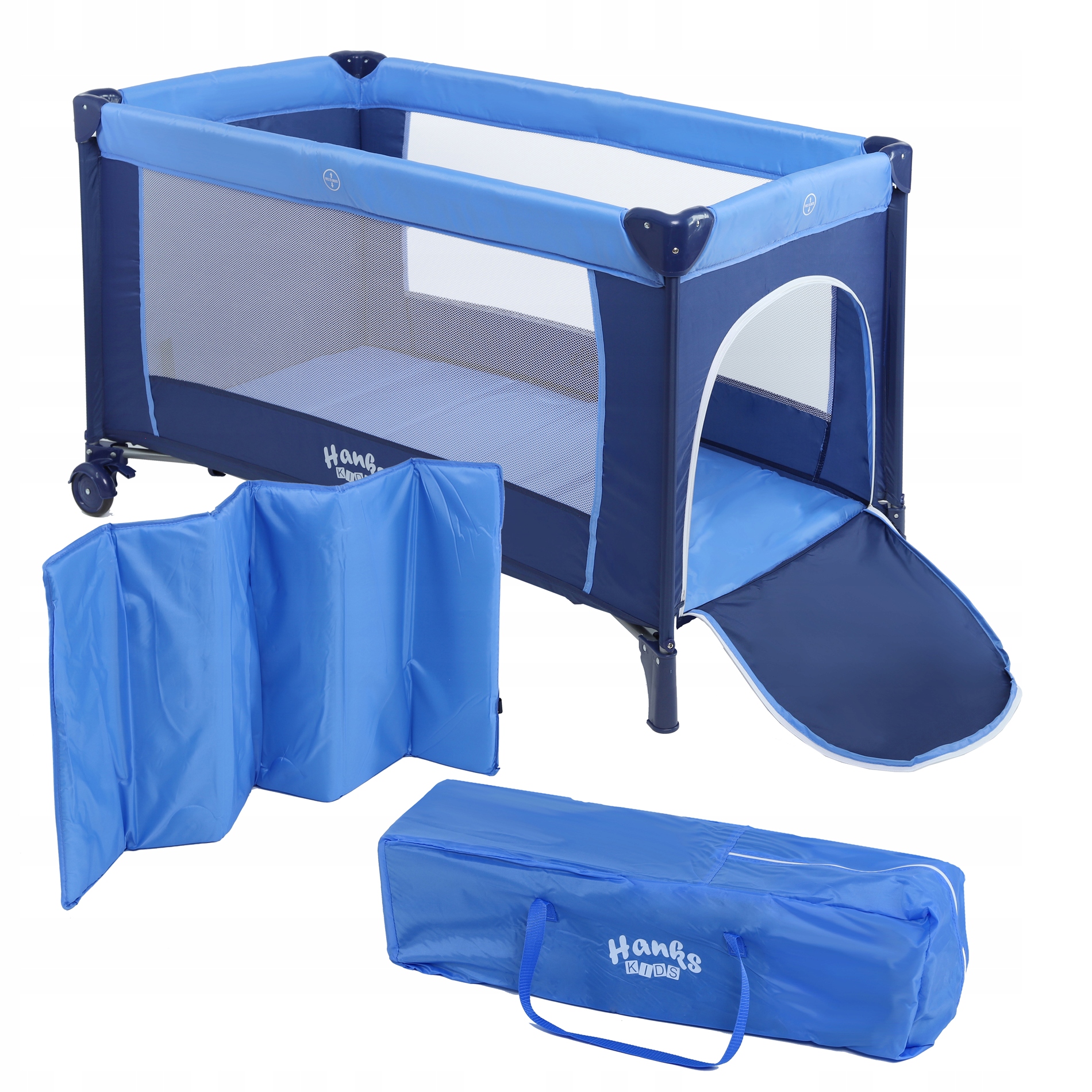 ŁÓŻECZKO TURYSTYCZNE DZIECIĘCE SKŁADANE KOJEC MATE Długość 126 cm